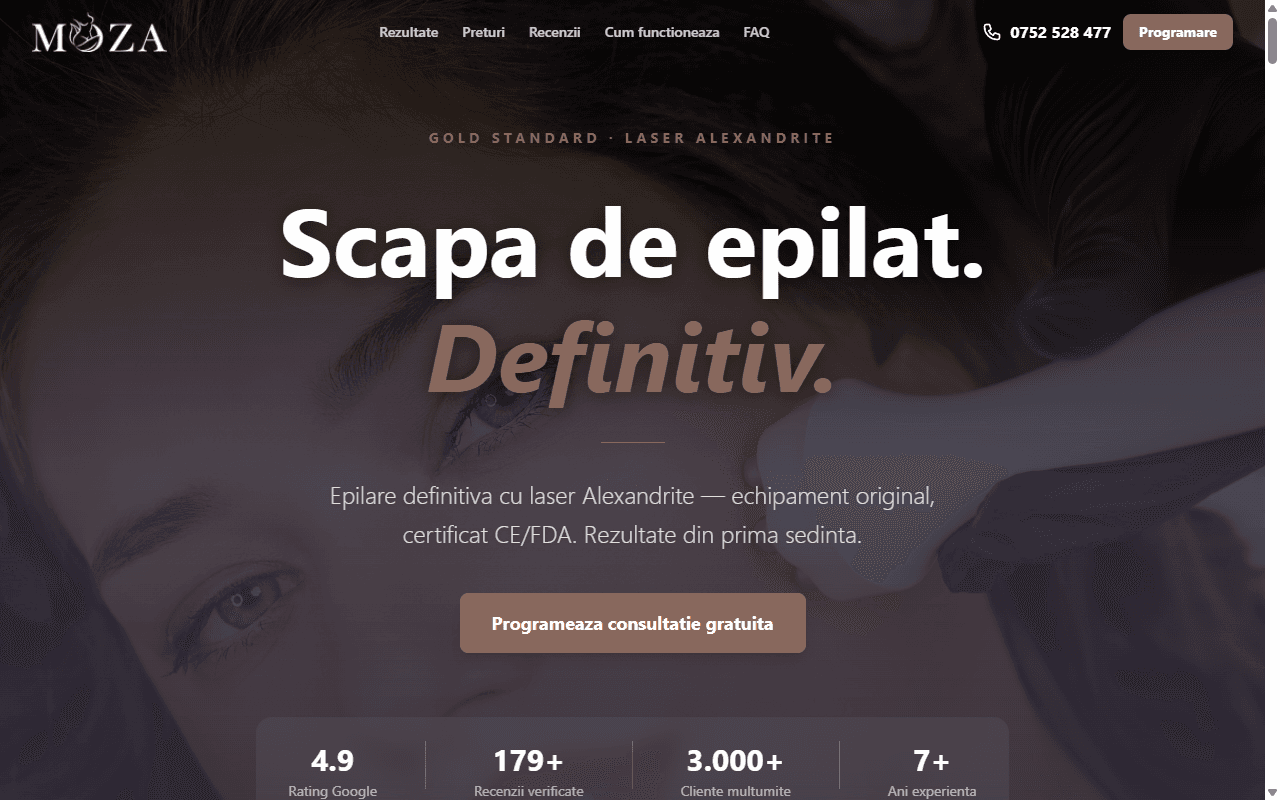 Moza Skin — Epilare Laser Cluj
